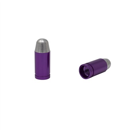 Valve Caps Bullet Purple