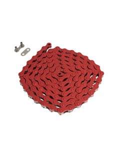 KMC Chain 1 Speed 1/2 x 1/8 112L Red S1