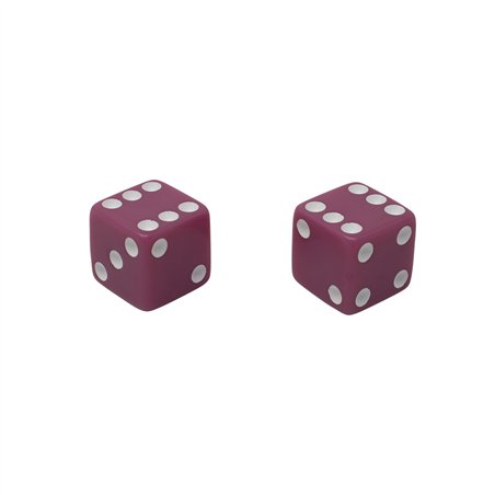 Valve Caps Dice Pink