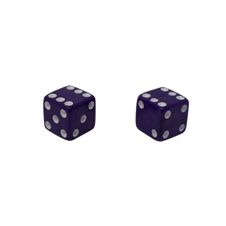 Valve Caps Dice Purple