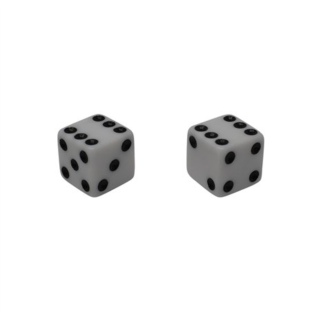 Valve Caps Dice White