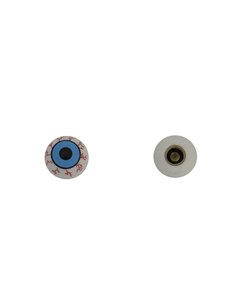 Valve Caps Eyeball Blue
