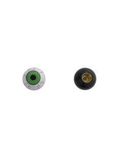 Valve Caps Eyeball Green