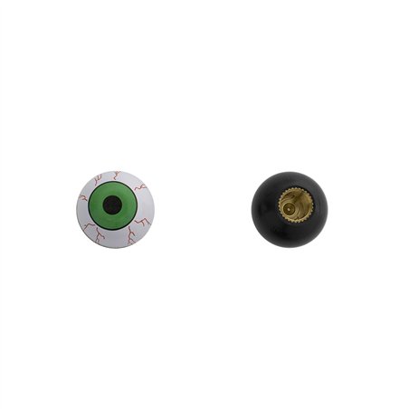 Valve Caps Eyeball Green