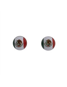 Valve Caps Flag Mexico
