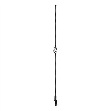 Antenna Lowrider Classic Twisted Cage Black