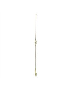 Antenna Lowrider Classic Twisted Cage Gold