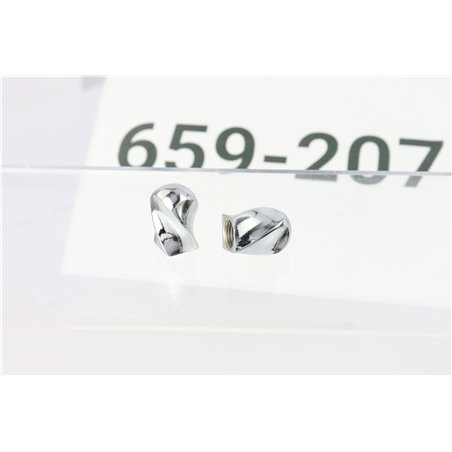 Valve Caps OG Twisted Chrome