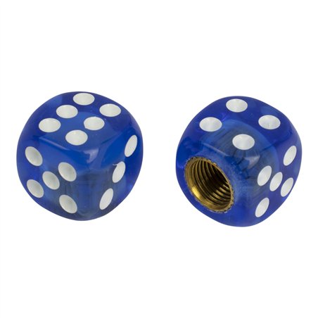 Valve Caps PRO+ Dice Mini Clear Blue