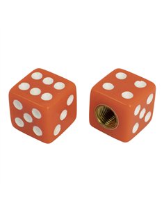 Valve Caps PRO+ Dice Orange