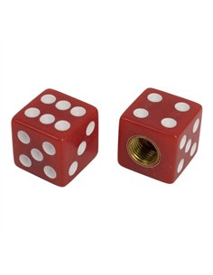 Valve Caps PRO+ Dice Red