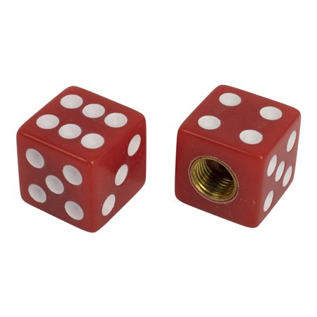 Valve Caps PRO+ Dice Red