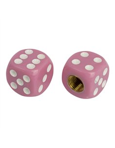 Valve Caps PRO+ Dice Rounded Pink