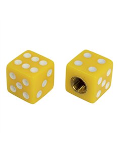 Valve Caps PRO+ Dice Yellow