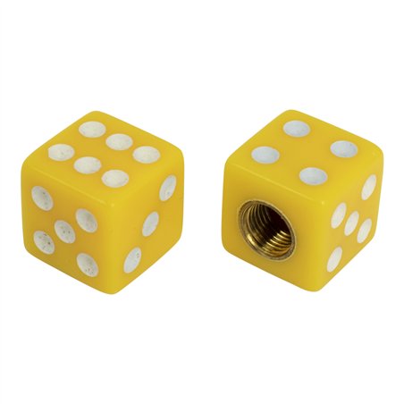 Valve Caps PRO+ Dice Yellow