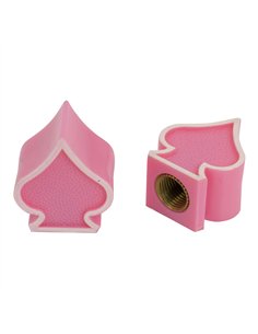 Valve Caps PRO+ Spade Pink