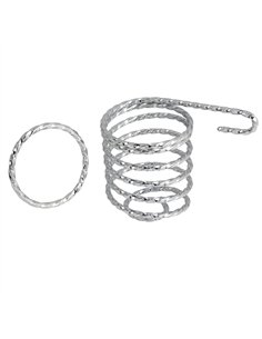 Twisted Baseball Bat Holder Chrome