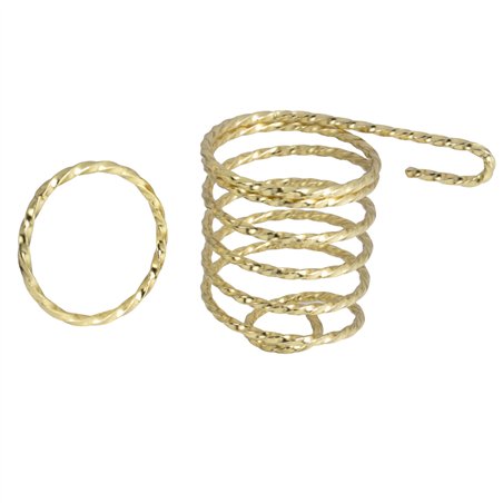 Twisted Baseball Bat Holder Gold