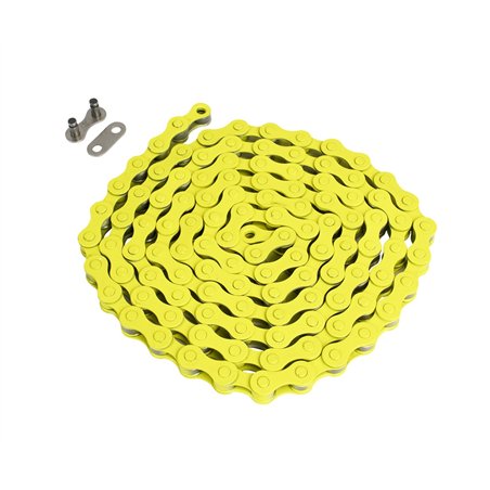 KMC Chain 1 Speed 1/2 x 1/8 112L Yellow S1