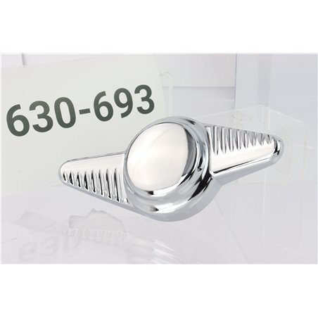 Knockoff 2-Bar Fluted Chrome