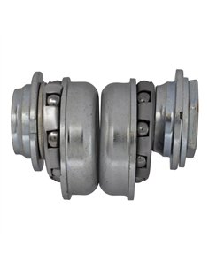 Bottom Bracket Set 1 Piece Crank 5/16" x 7 24TPI Chrome