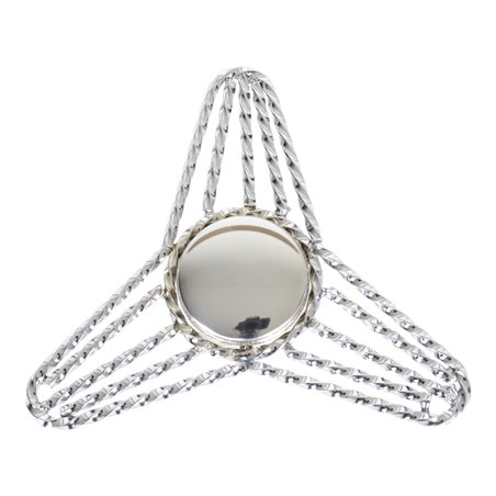 Knockoff 3-Bar Twisted Threadless Chrome