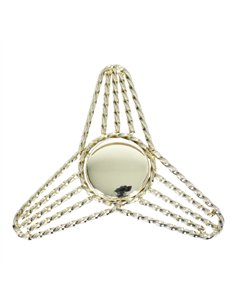 Knockoff 3-Bar Twisted Threadless Gold