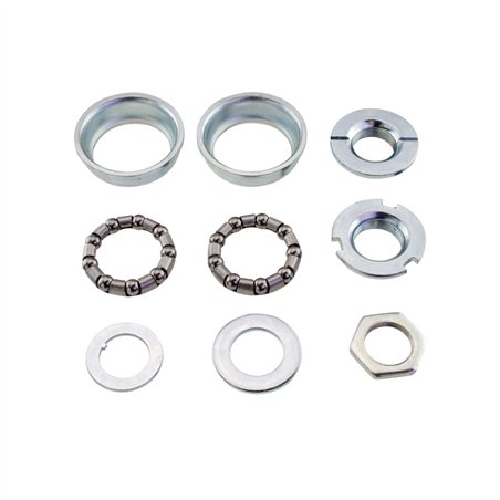 Bottom Bracket Set 1 Piece Crank 5/16" x 9 24TPI Chrome