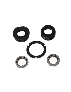 Bottom Bracket Set 3 Piece Crank 1.37 x 24TPI Black