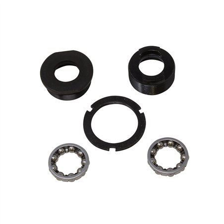 Bottom Bracket Set 3 Piece Crank 1.37 x 24TPI Black