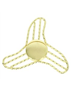 Knockoff 3-Sway Twisted Threadless Gold