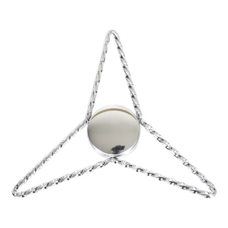 Knockoff Triangle Twisted Threadless Chrome