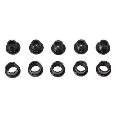 Chainwheel Bolt Set Single Black