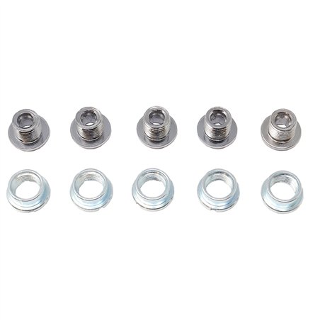 Chainwheel Bolt Set Single Chrome