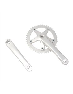 Chainwheel Set Alloy 44T x 170mm 1/2 x 1/8 Silver 8106