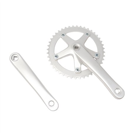 Chainwheel Set Alloy 44T x 170mm 1/2 x 1/8 Silver 8106