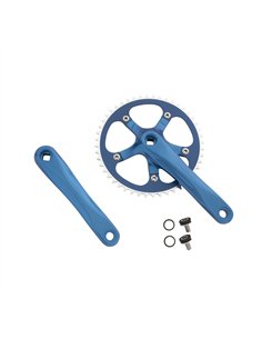 Chainwheel Set Alloy 48T x 170mm 1/2 x 1/8 Blue