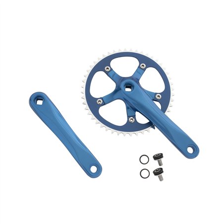 Chainwheel Set Alloy 48T x 170mm 1/2 x 1/8 Blue