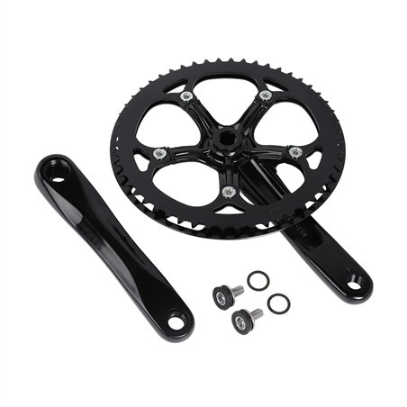 Chainwheel Set Alloy 52T x 175mm 1/2 x 3/32 Black