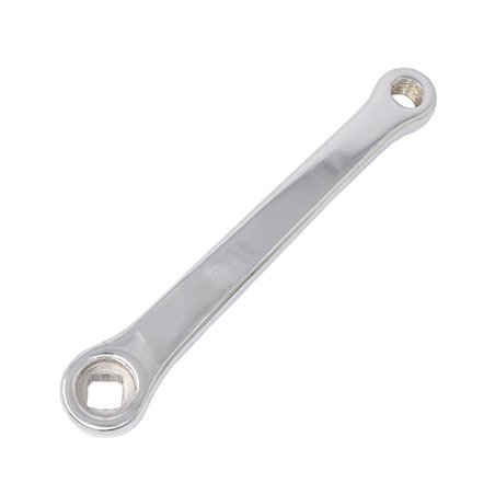 Crank Arm Left Square Taper Steel 6-1/2" Chrome