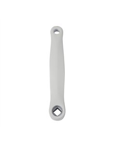 Crank Arm Square Taper Alloy 170mm White