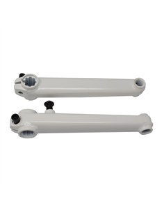 Crank Set Chromoly 175mm Sealed US/BB 8t White