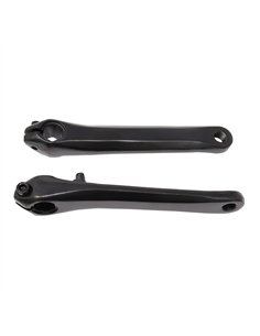 Crank Set Steel 175mm US/BB Square Taper Black