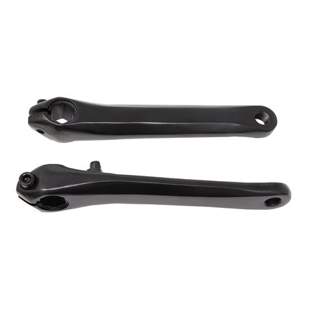 Crank Set Steel 175mm US/BB Square Taper Black