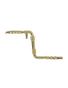 One Piece Crank Square Twisted 5-1/2" (140mm) Gold