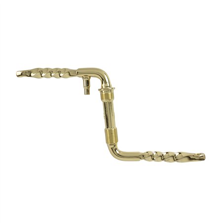 One Piece Crank Square Twisted 5-1/2" (140mm) Gold