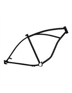 26" Frame Beach Cruiser Twisted Black
