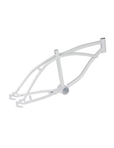 16" Frame Lowrider White