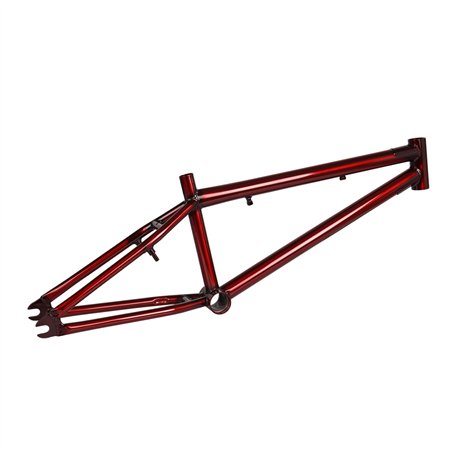 20" Frame BMX Steel Gloss Translucent Red