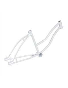 20" Frame Girl Lowrider White